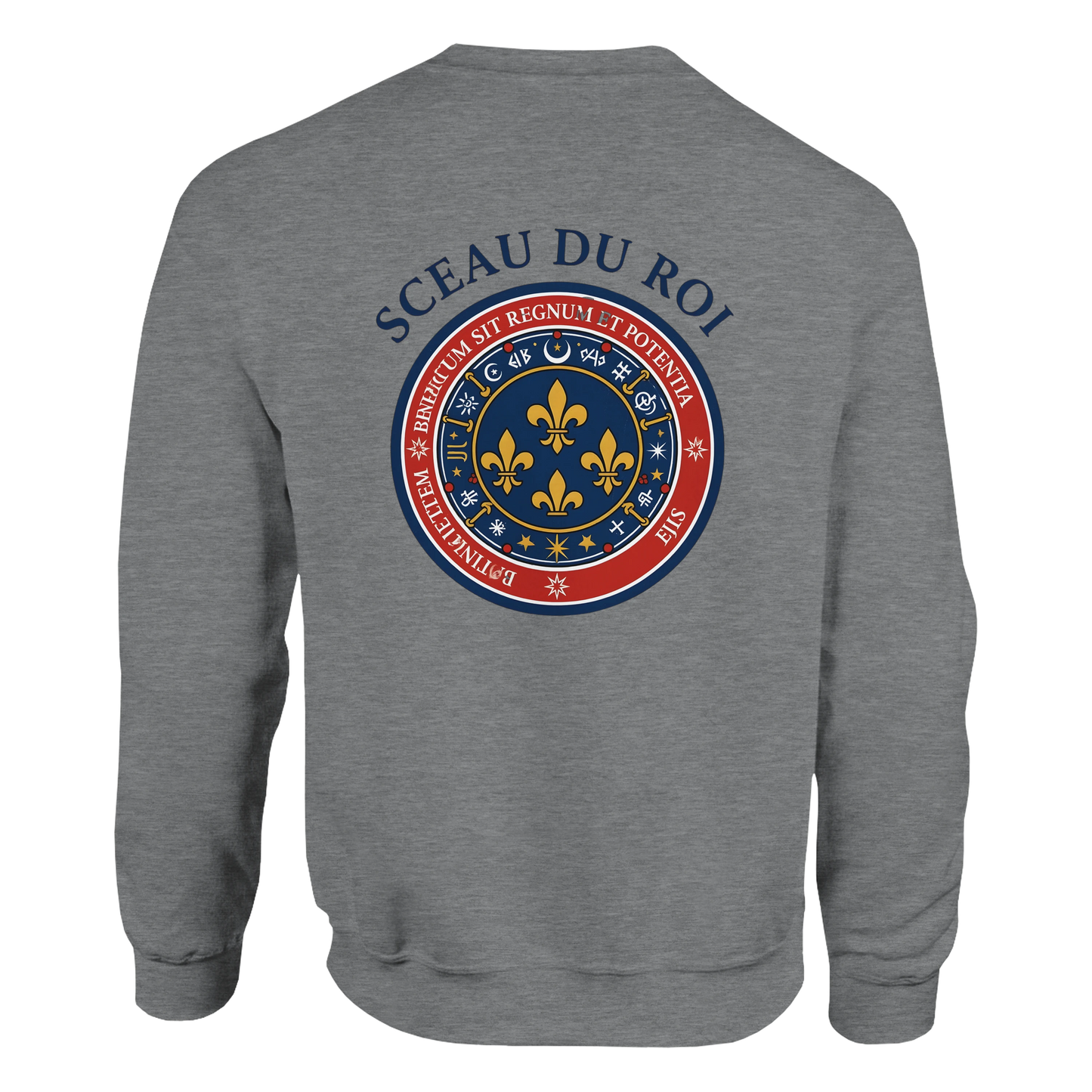 Sweat-shirt Homme Le Sceau du Roi - Coupe Classique Confortable