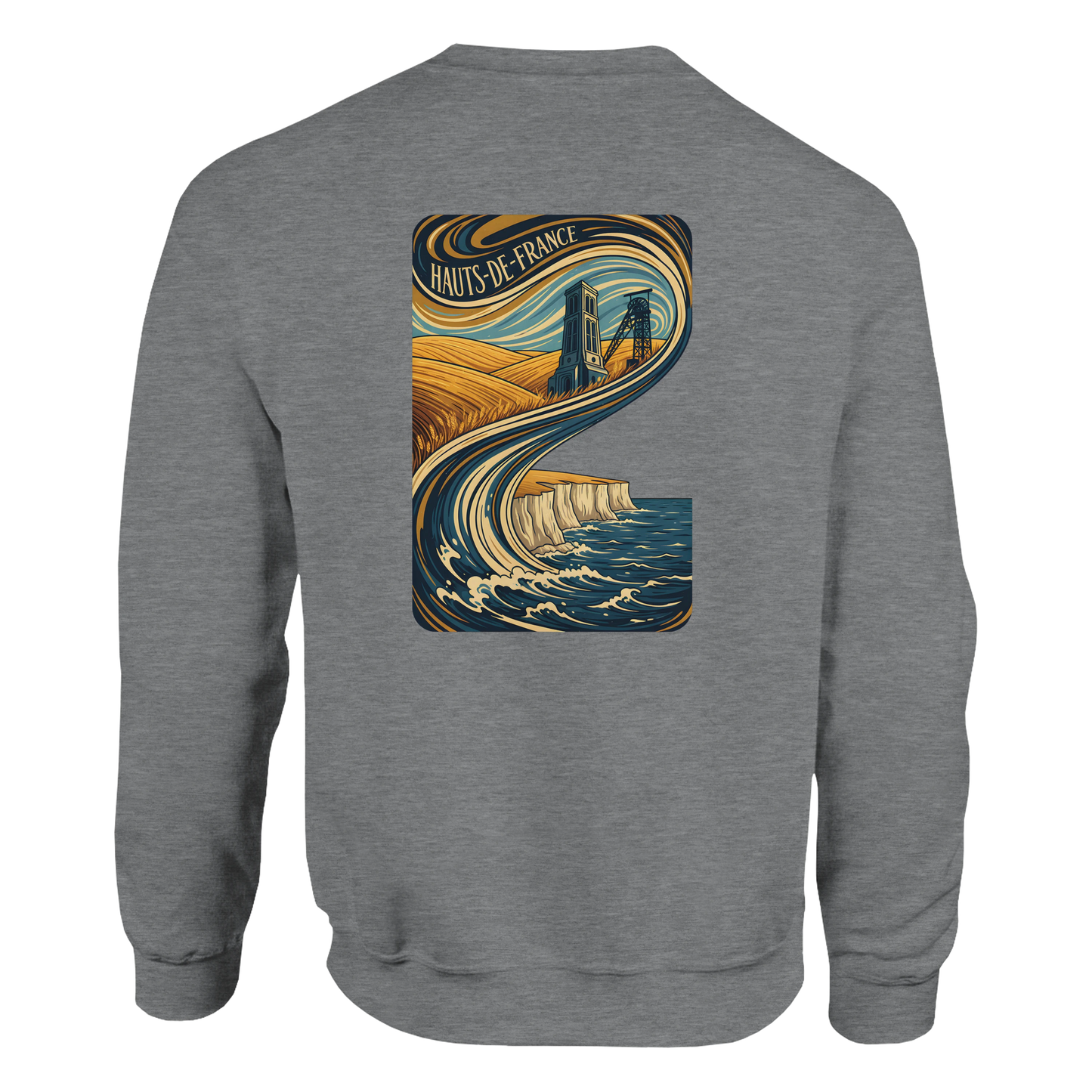 Sweat-shirt Unisexe Haut de France - Confort Premium et Design Classique