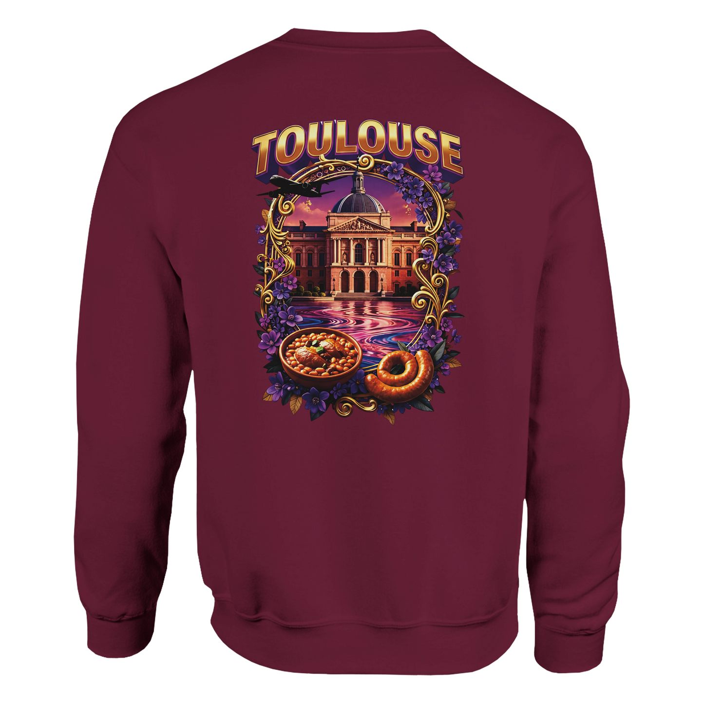 Sweat-shirt Unisexe Toulouse – Design Ville de France
