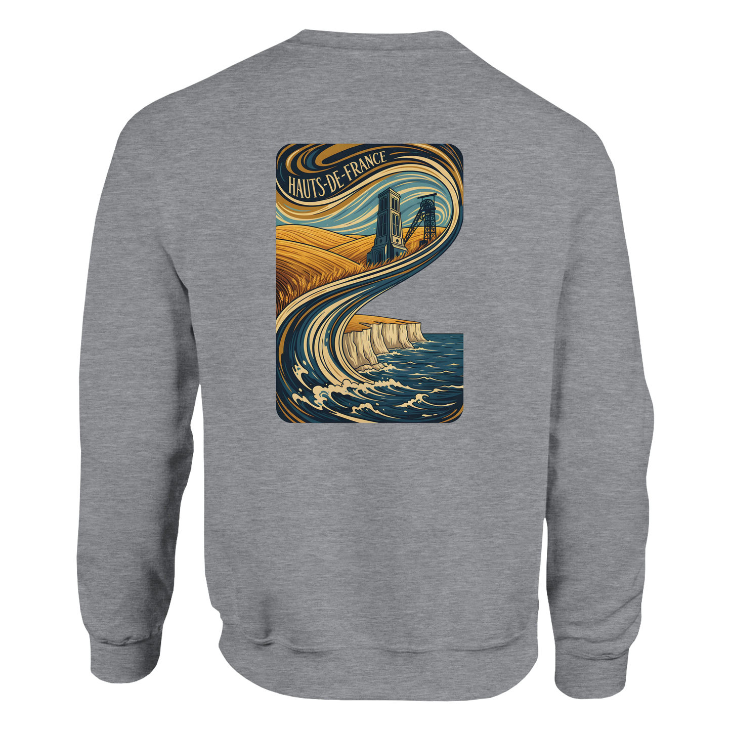 Sweat-shirt Unisexe Haut de France - Confort Premium et Design Classique