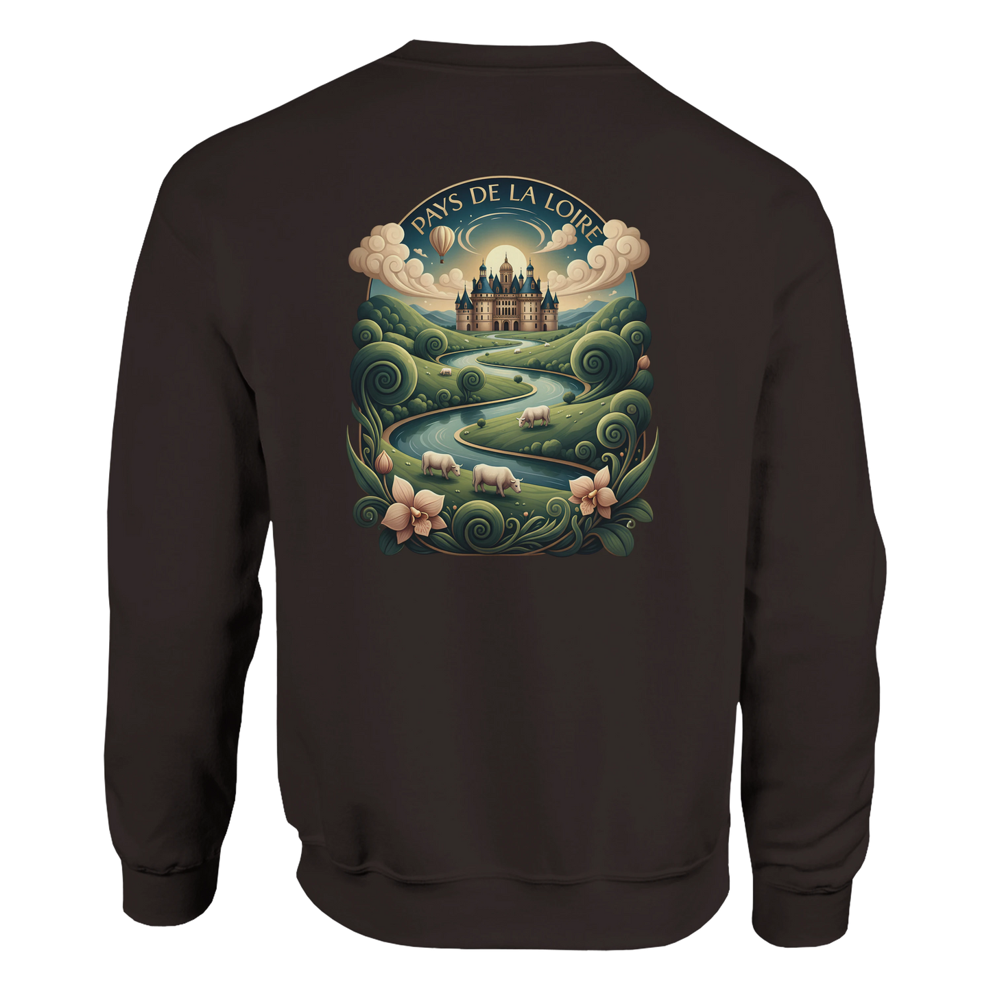 Sweat-shirt Unisexe Pays de la Loire – Confort Premium et Coupe Classique