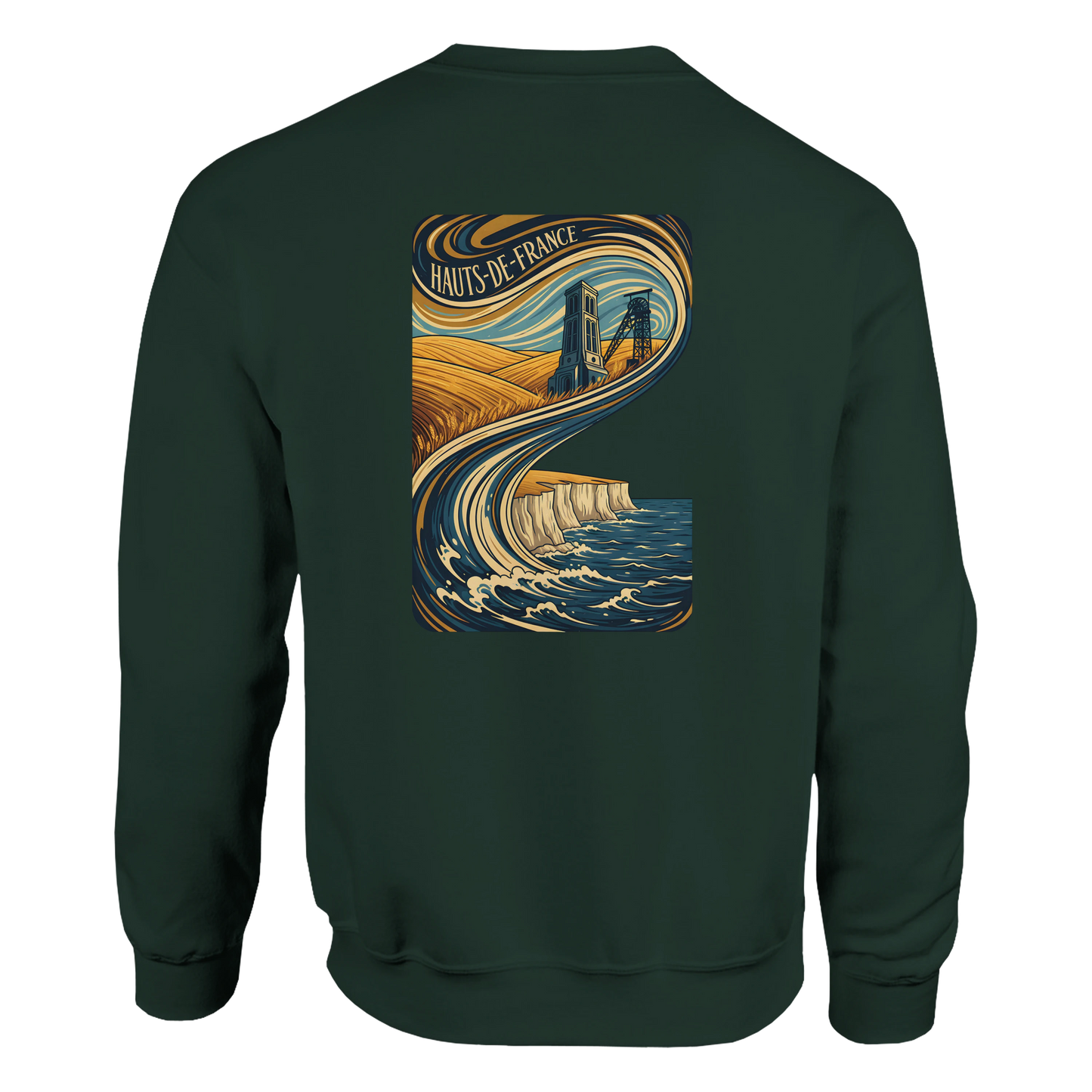 Sweat-shirt Unisexe Haut de France - Confort Premium et Design Classique