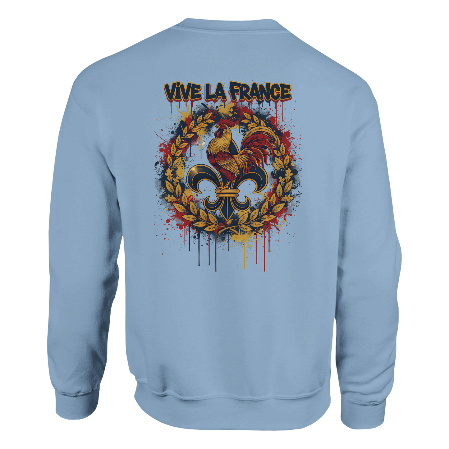 Sweat-shirt Homme Vive la France – Confort et Style Patriotique
