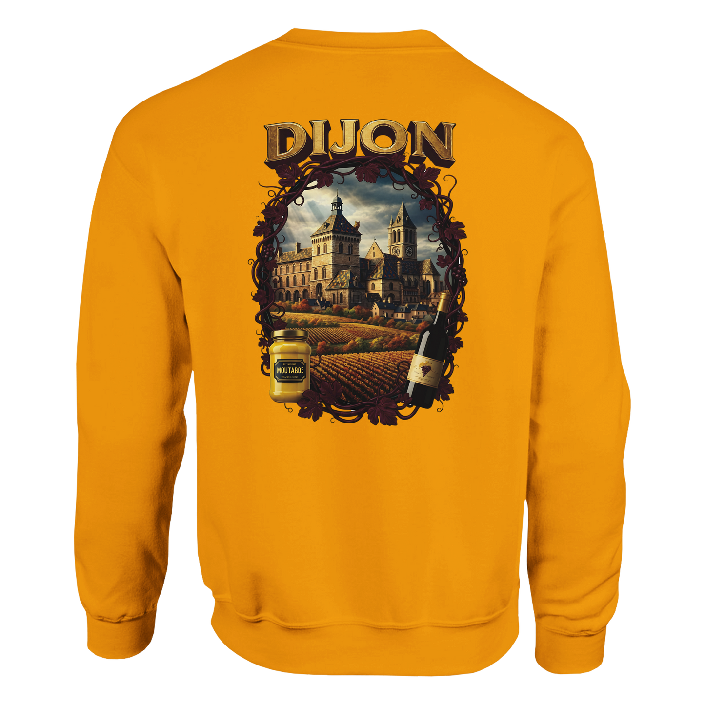 Sweat-shirt Unisexe Dijon – Ville de France – Coupe Classique Confortable