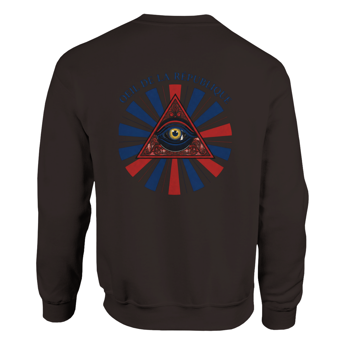 Sweat-shirt Homme Œil de la République - Confort Premium et Design Graphique