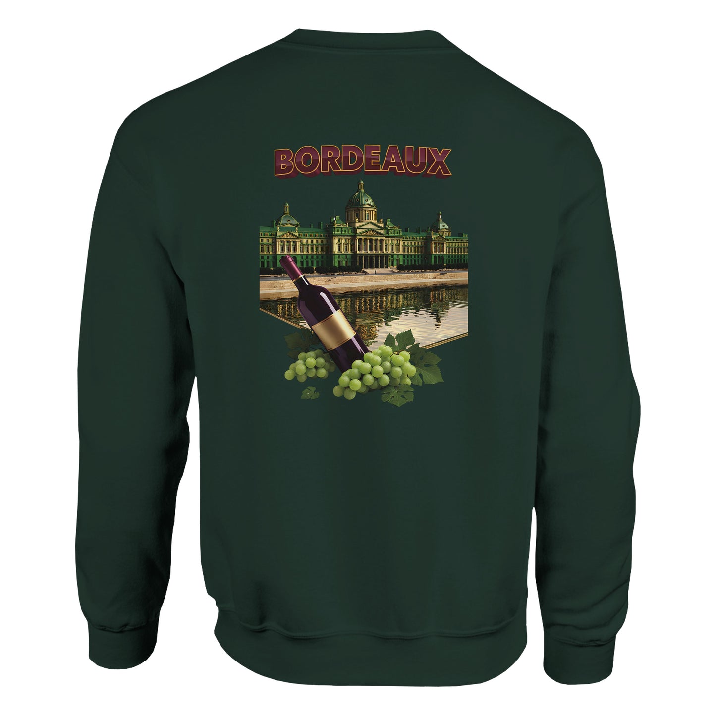 Sweat-shirt Unisexe Bordeaux Ville de France – Classique et Confortable