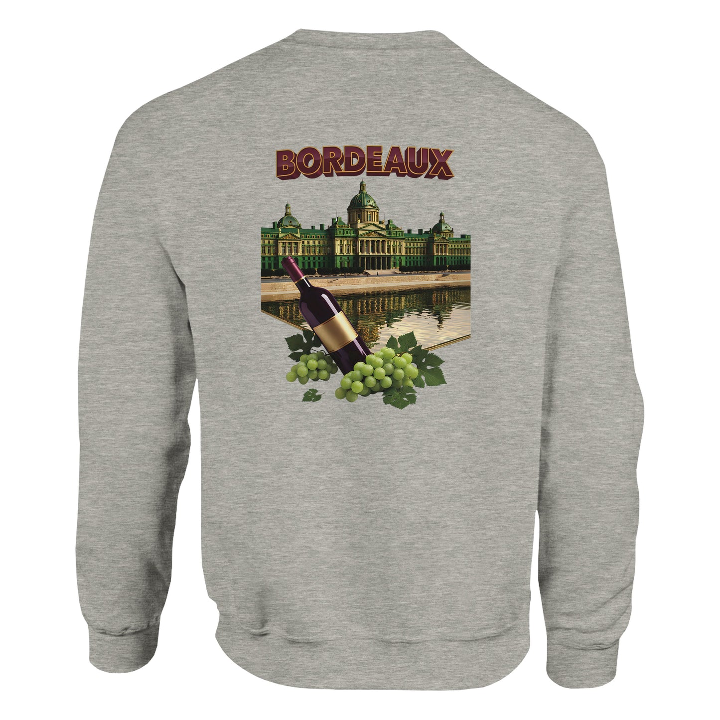 Sweat-shirt Unisexe Bordeaux Ville de France – Classique et Confortable