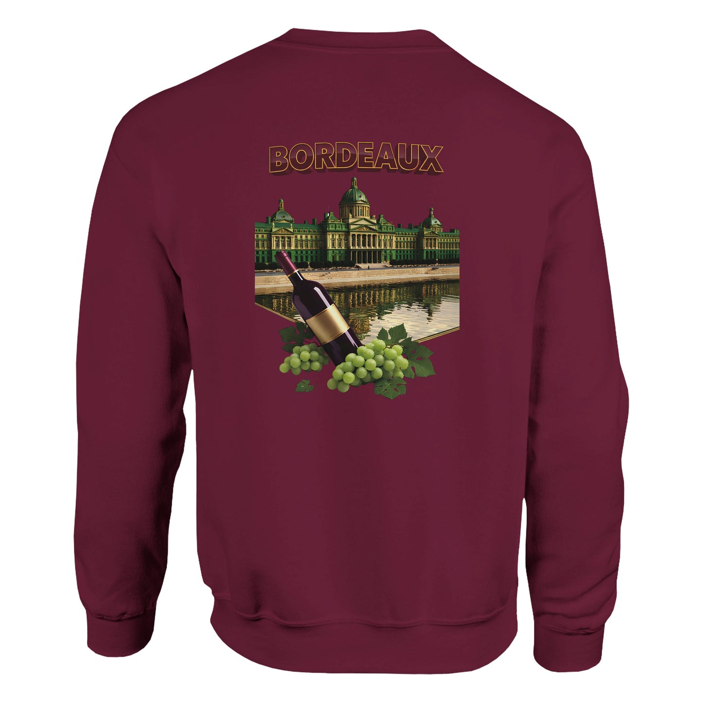 Sweat-shirt Unisexe Bordeaux Ville de France – Classique et Confortable