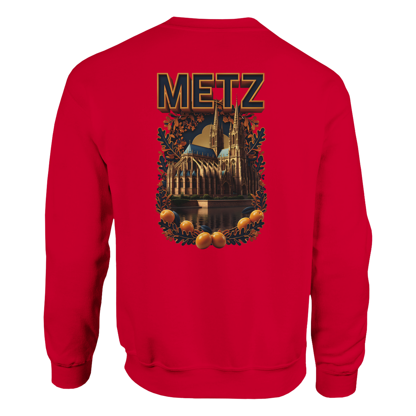 Sweat-shirt unisexe Metz – Coupe classique et confort premium