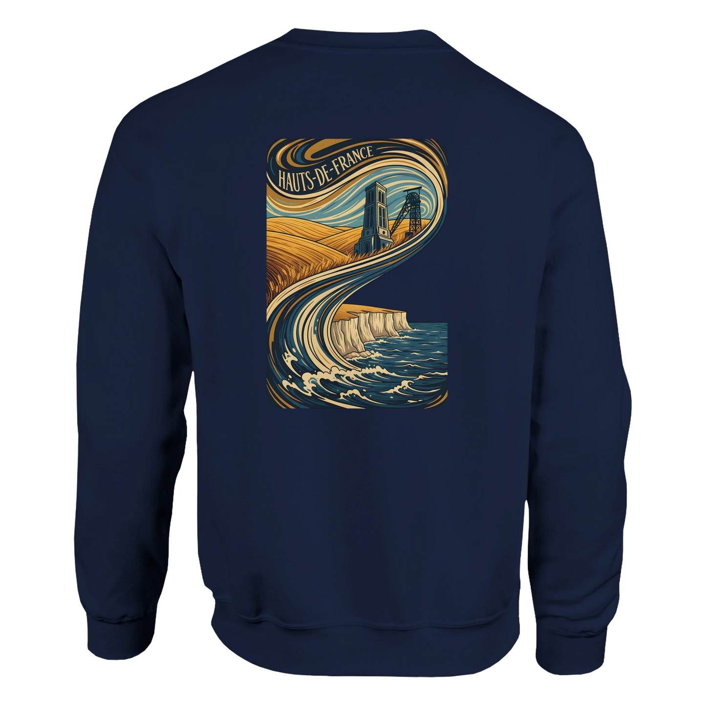 Sweat-shirt Unisexe Haut de France - Confort Premium et Design Classique