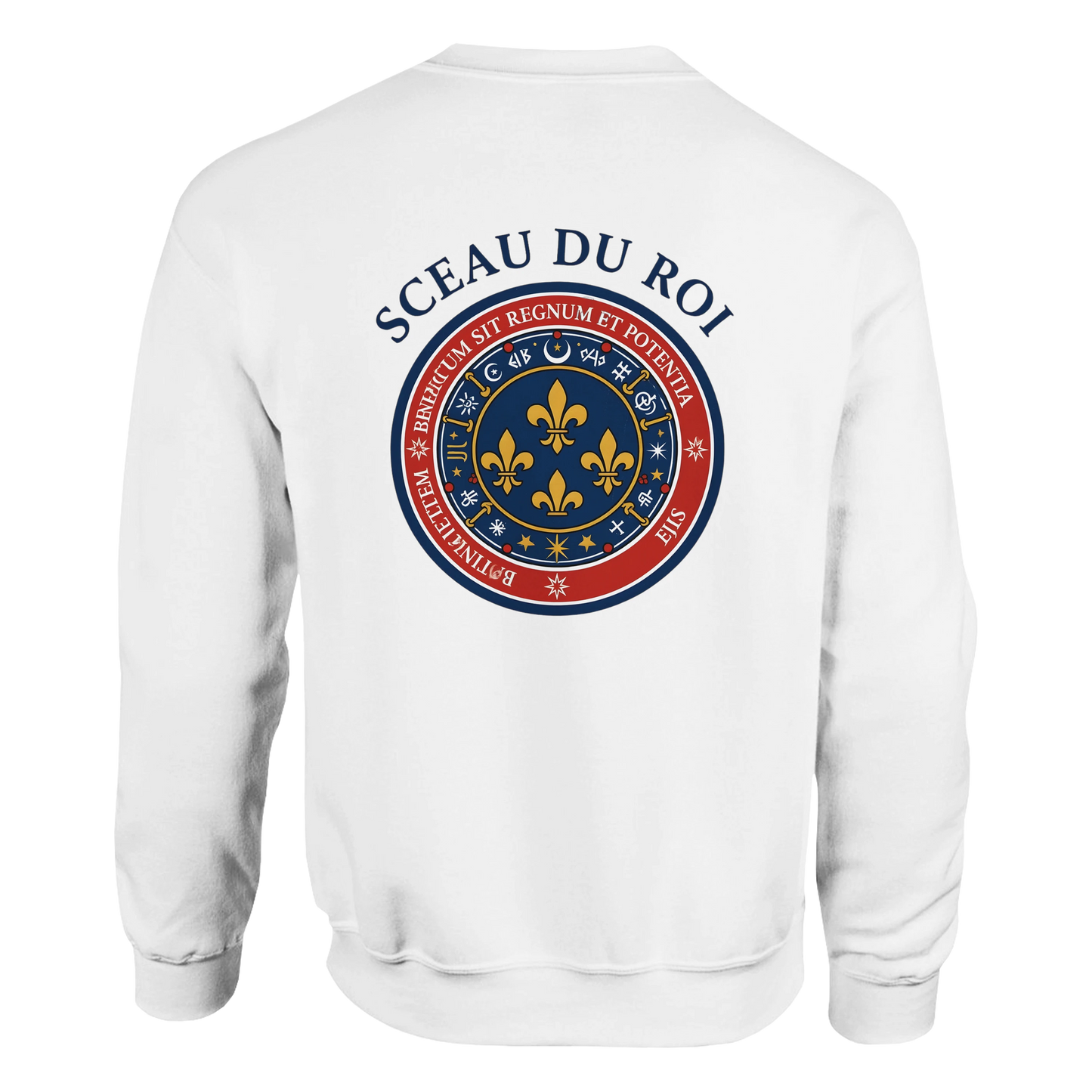 Sweat-shirt Homme Le Sceau du Roi - Coupe Classique Confortable