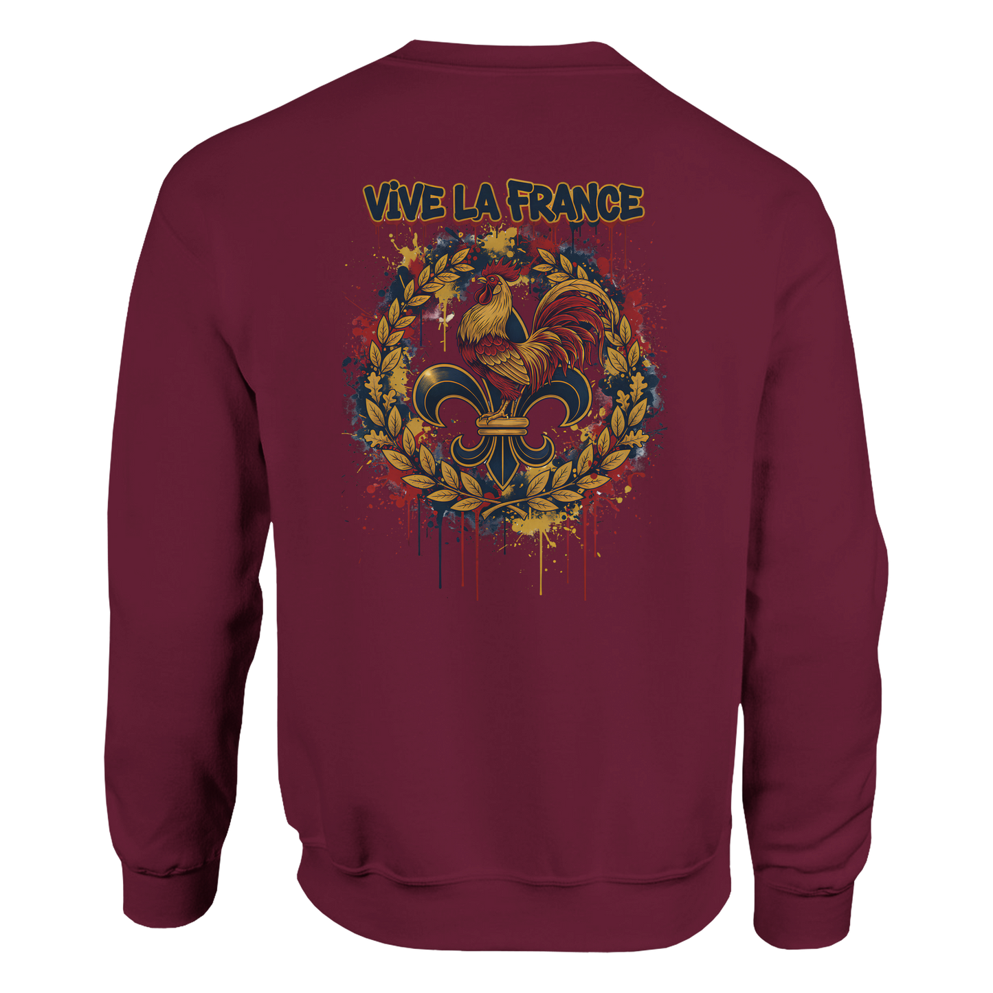 Sweat-shirt Homme Vive la France – Confort et Style Patriotique