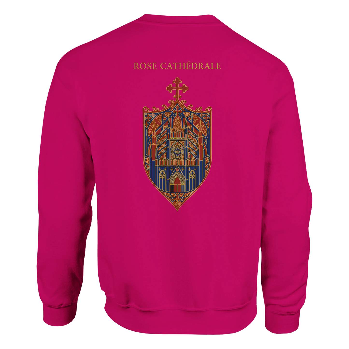 Sweat-shirt Femme Rose Cathédrale – Confort et Style Classique