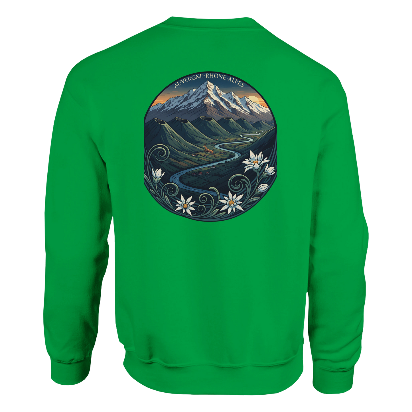 Sweat-shirt Unisexe Auvergne-Rhône-Alpes – Confort Classique