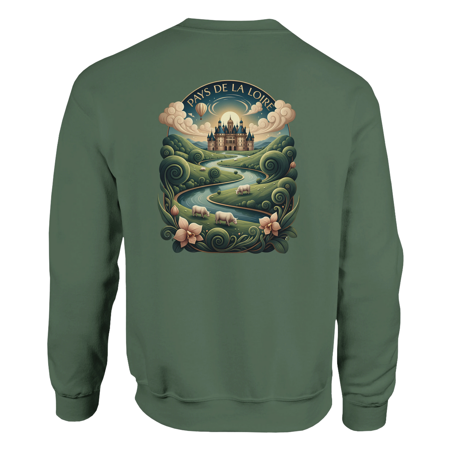 Sweat-shirt Unisexe Pays de la Loire – Confort Premium et Coupe Classique