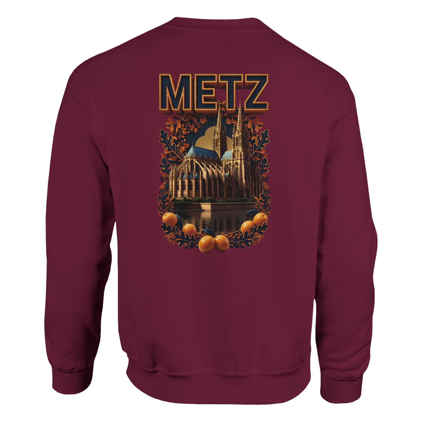 Sweat-shirt unisexe Metz – Coupe classique et confort premium