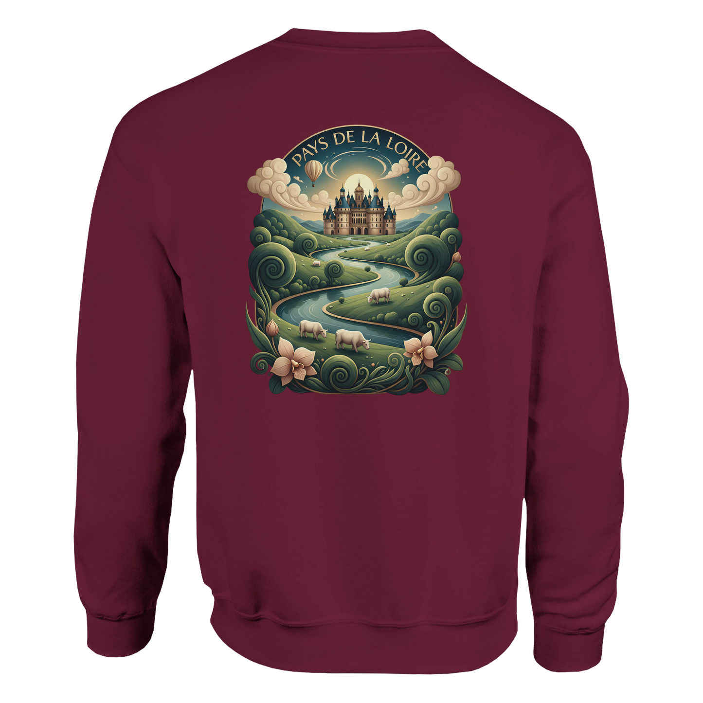 Sweat-shirt Unisexe Pays de la Loire – Confort Premium et Coupe Classique