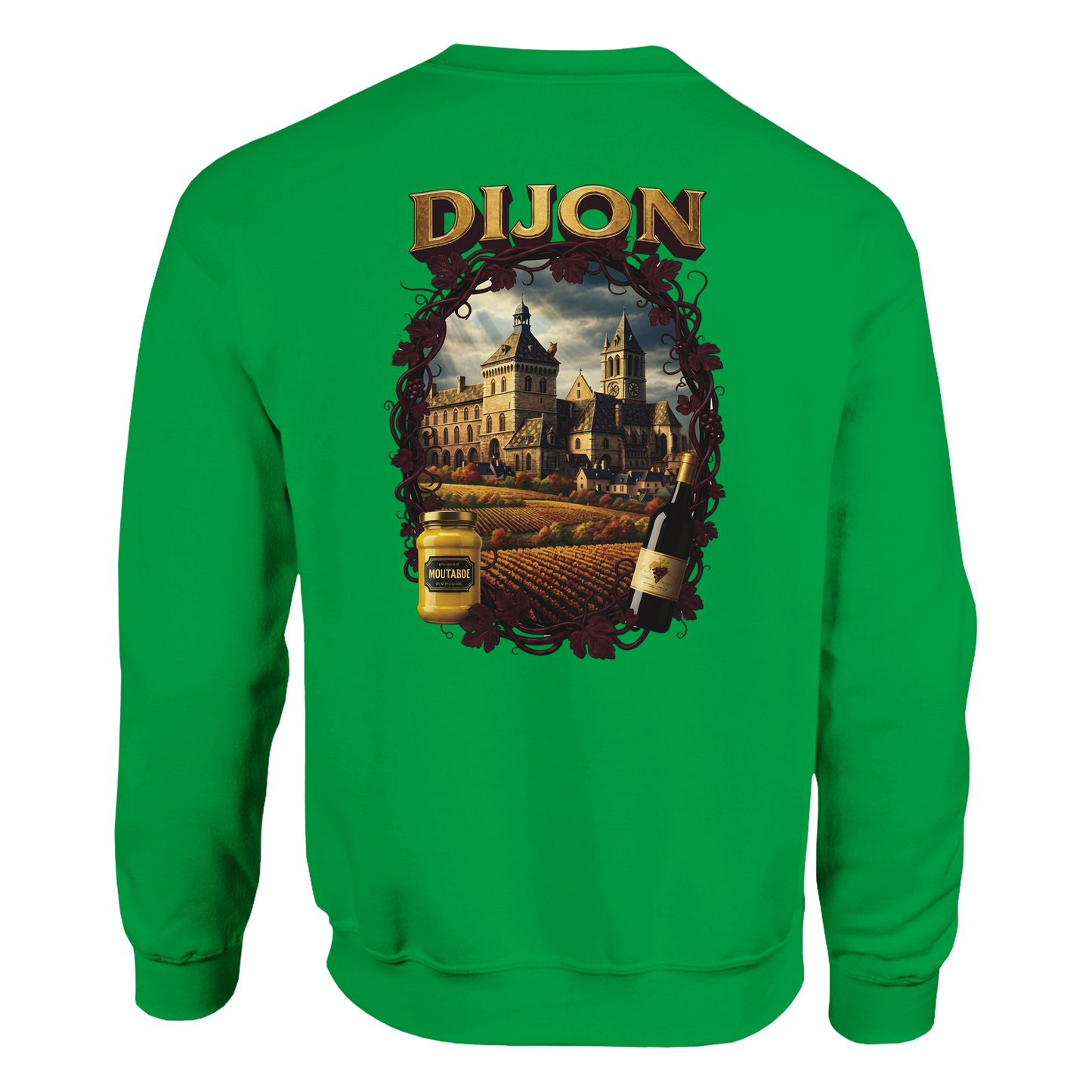 Sweat-shirt Unisexe Dijon – Ville de France – Coupe Classique Confortable