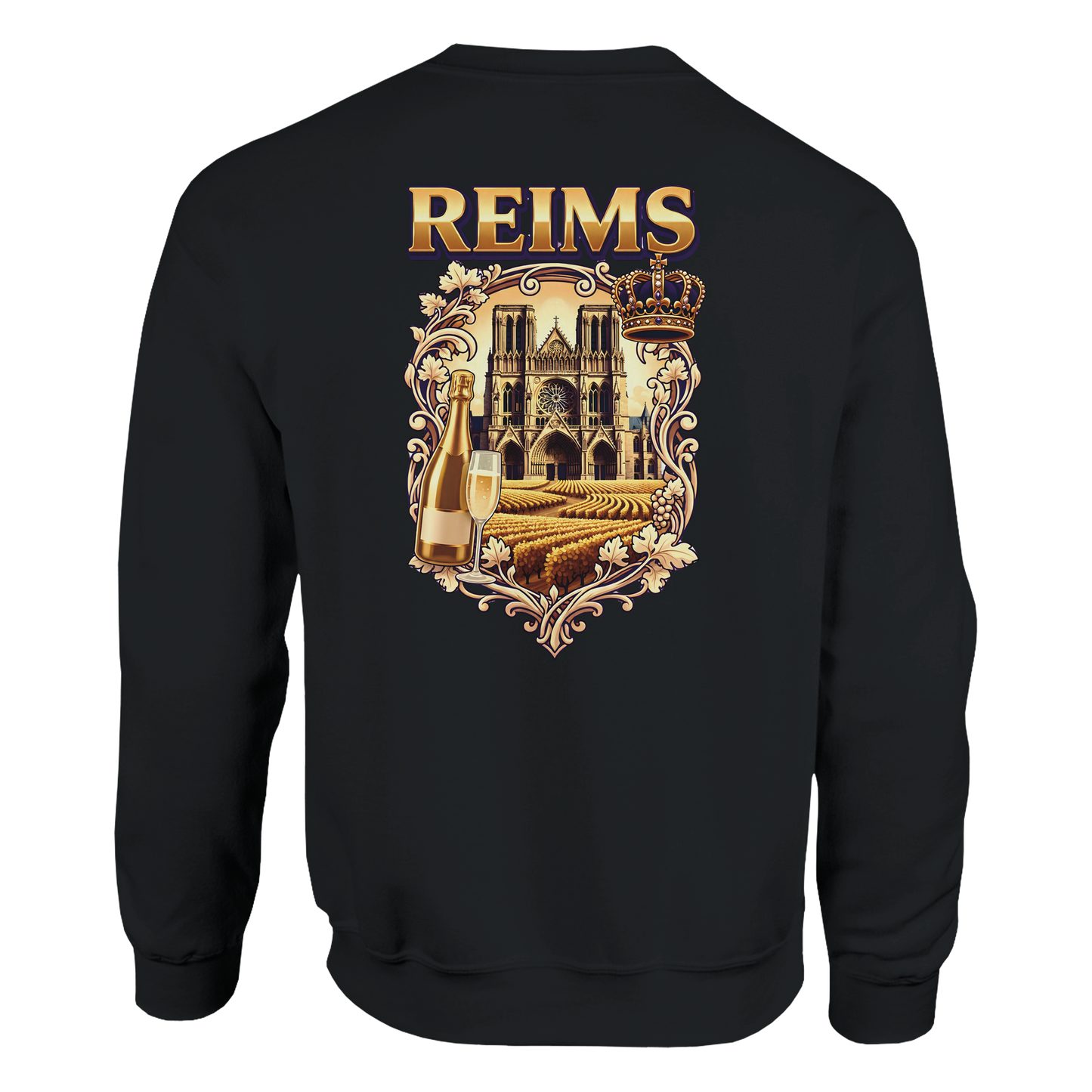 Sweat-shirt Reims – Sweat à col rond confortable en coton mélangé