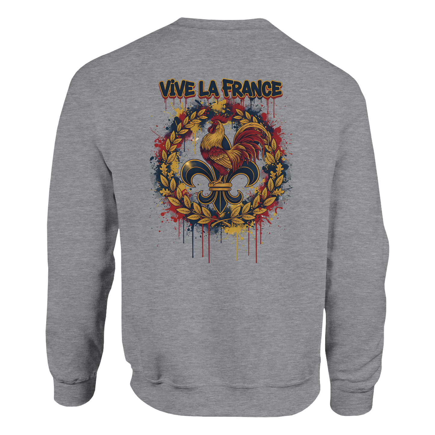 Sweat-shirt Homme Vive la France – Confort et Style Patriotique