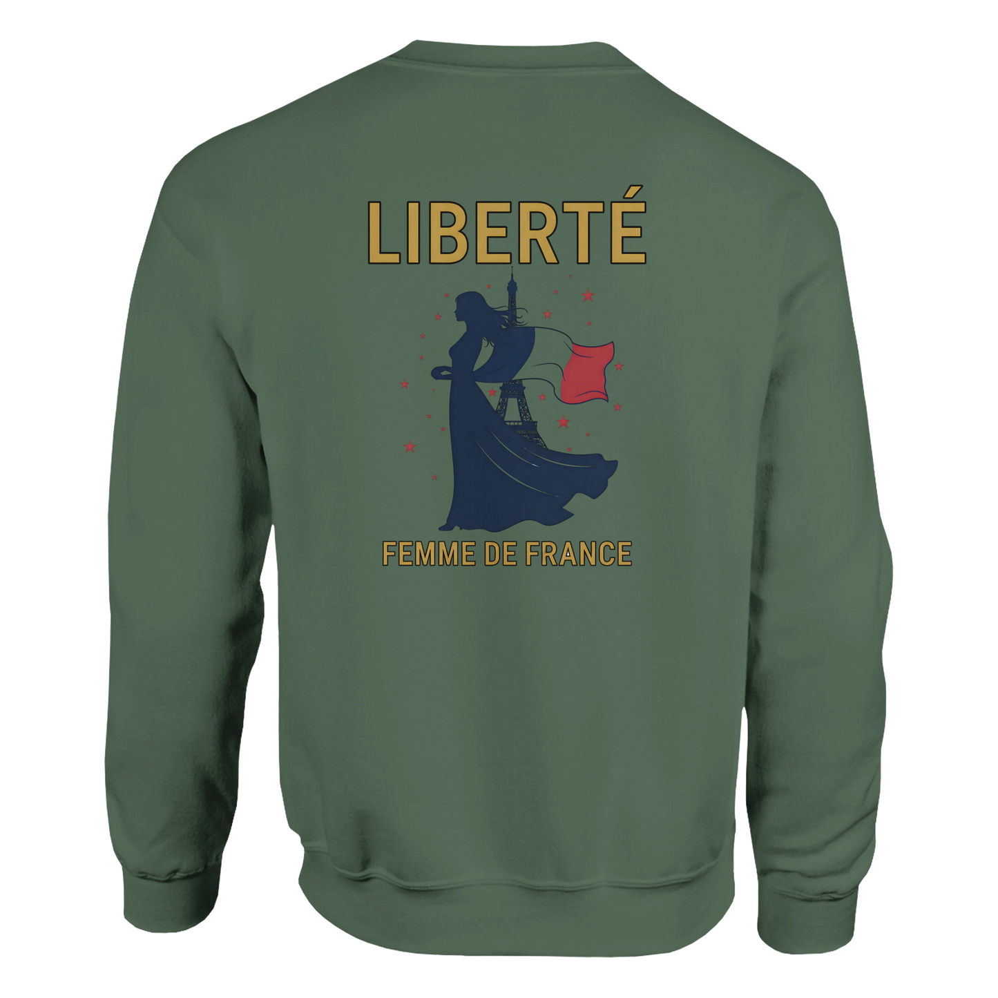 Sweat-shirt femme liberté  classique ras du cou | Gildan® 18000