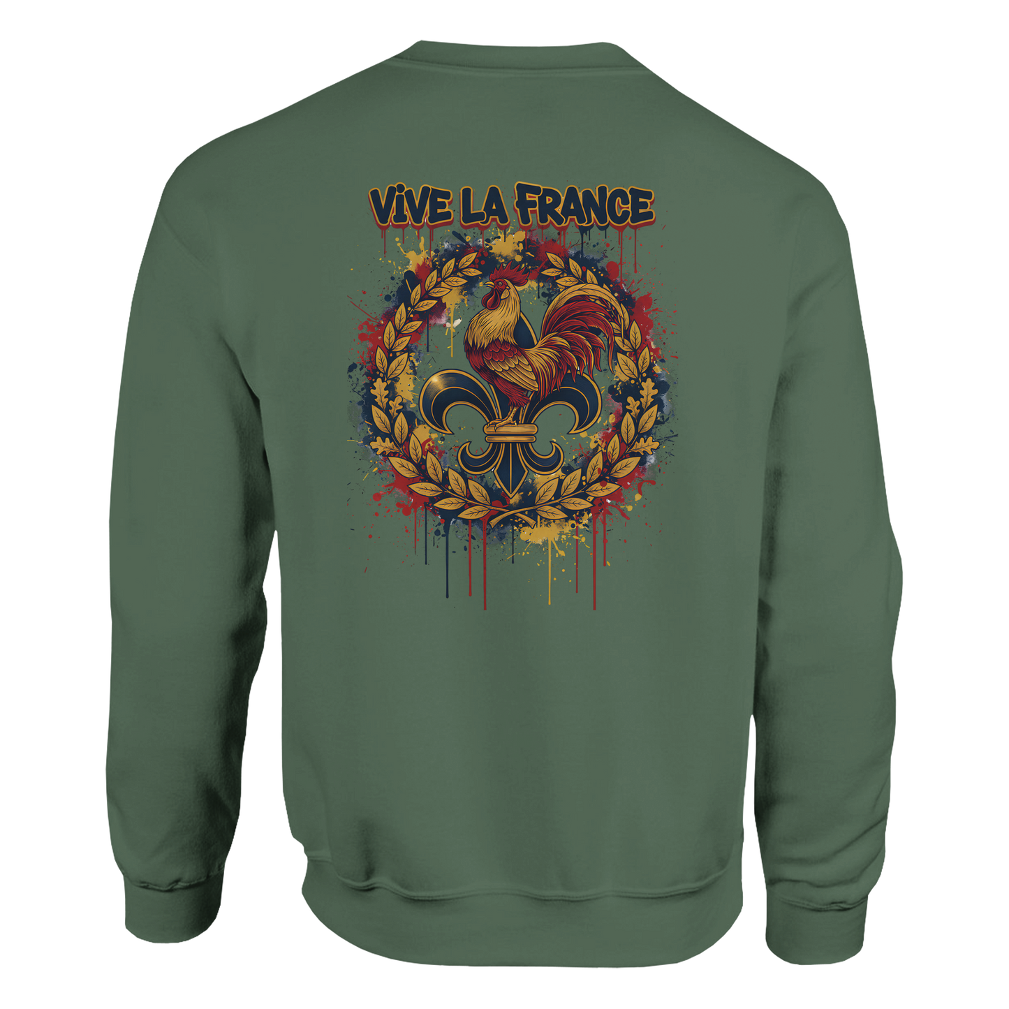 Sweat-shirt Homme Vive la France – Confort et Style Patriotique