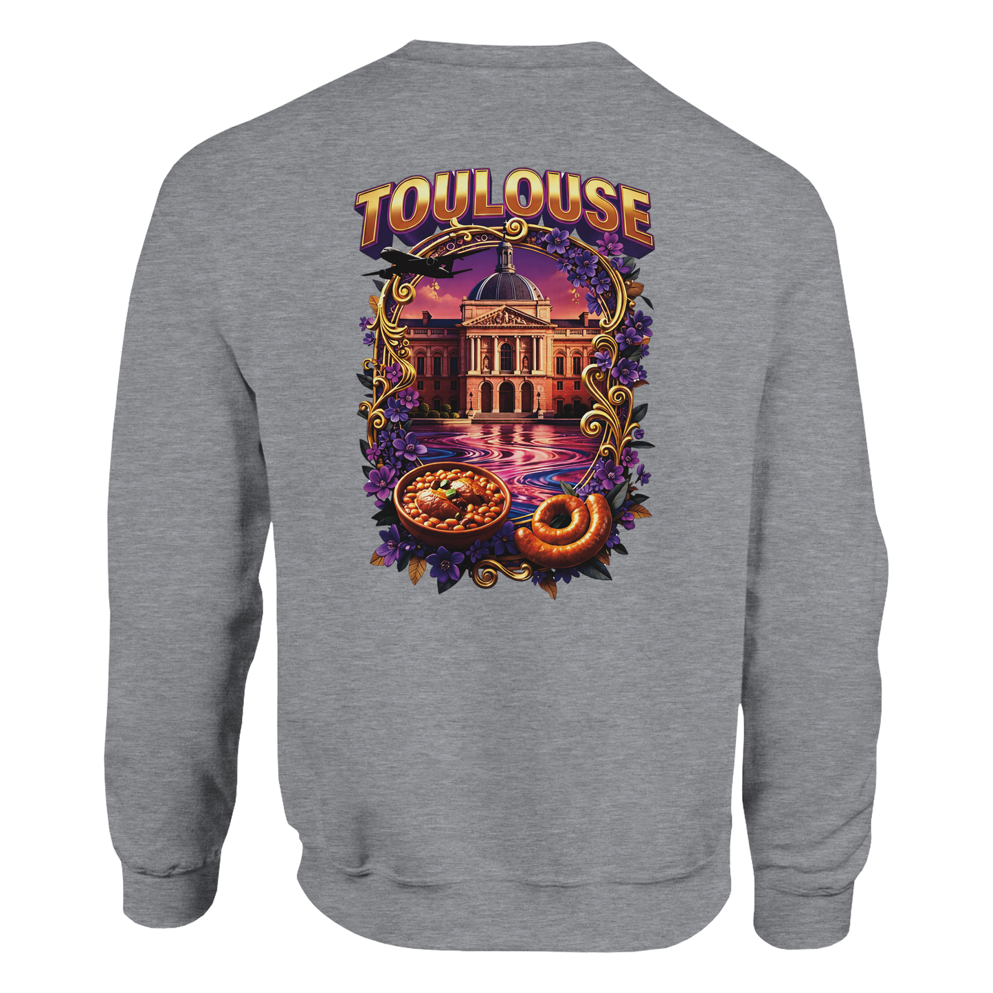 Sweat-shirt Unisexe Toulouse – Design Ville de France
