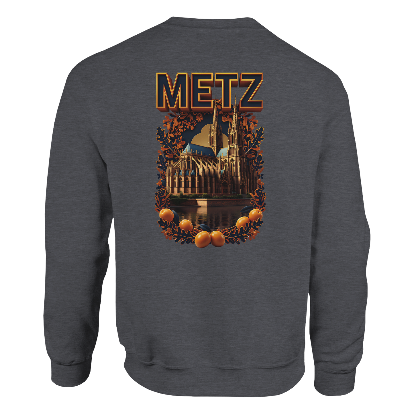 Sweat-shirt unisexe Metz – Coupe classique et confort premium