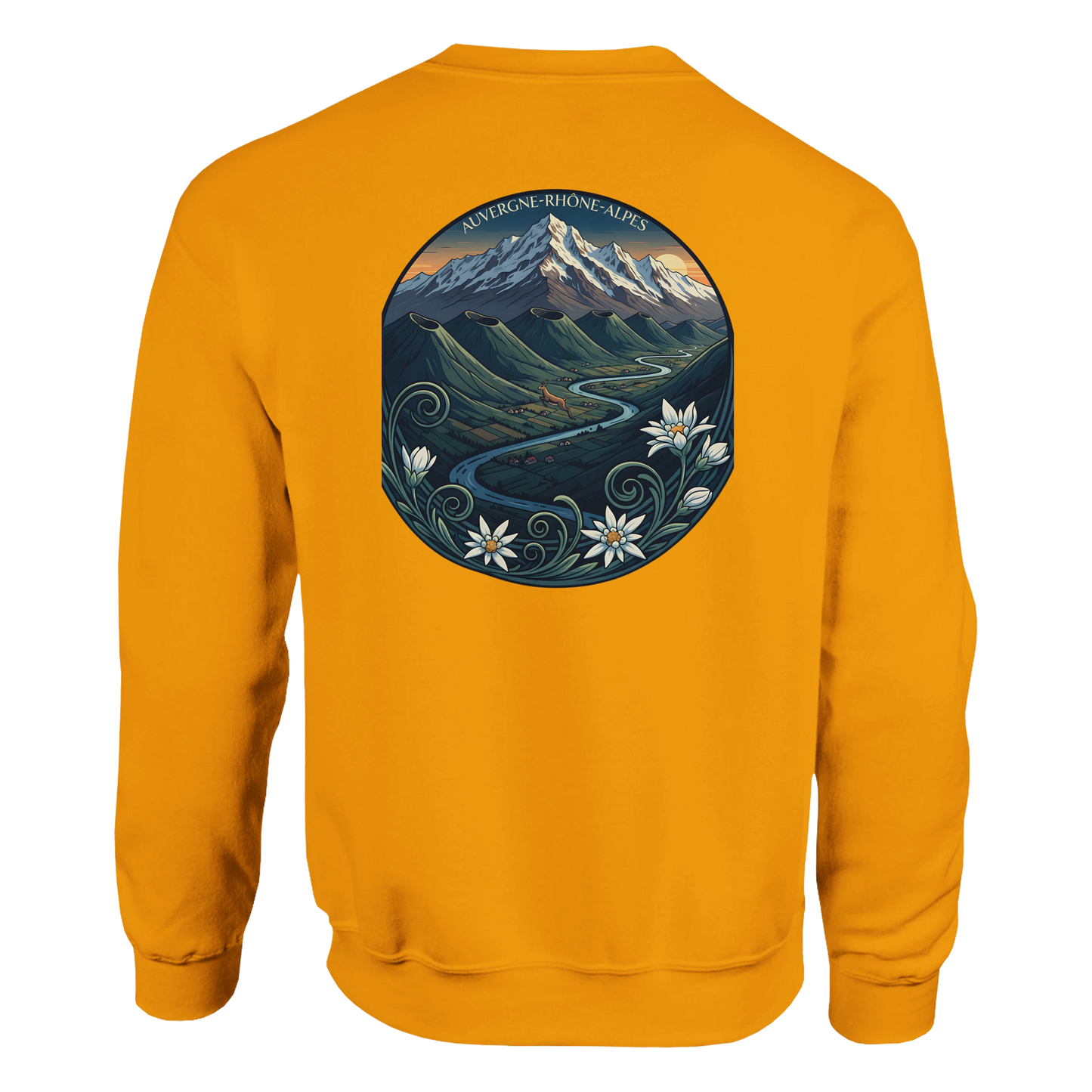 Sweat-shirt Unisexe Auvergne-Rhône-Alpes – Confort Classique
