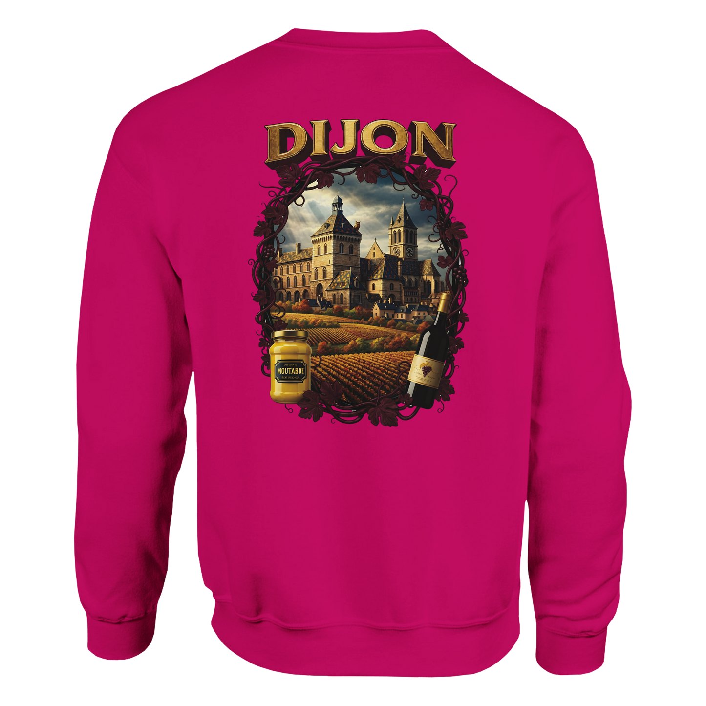 Sweat-shirt Unisexe Dijon – Ville de France – Coupe Classique Confortable