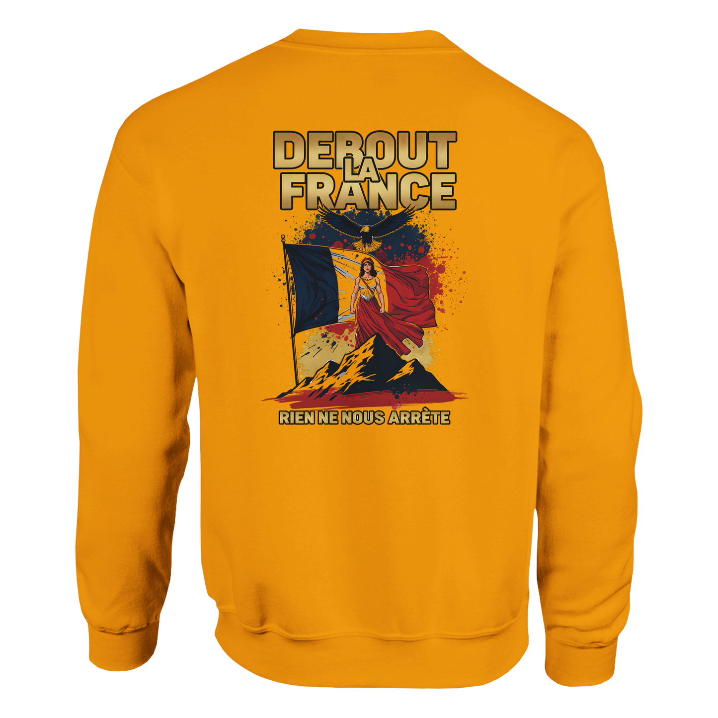 Sweat-shirt Femme Debout la France – Sweat à Capuche Confortable et Résistant