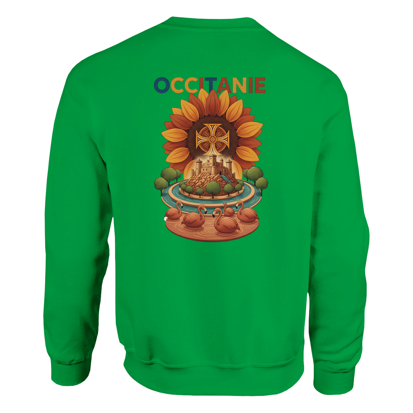 Sweat-shirt Unisexe Occitanie – Sweat Confortable et Résistant