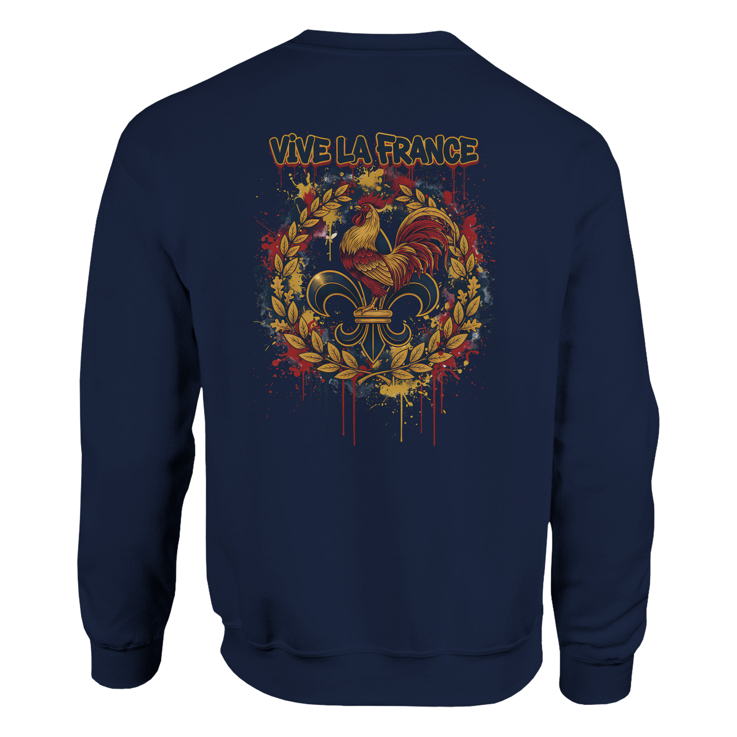 Sweat-shirt Homme Vive la France – Confort et Style Patriotique