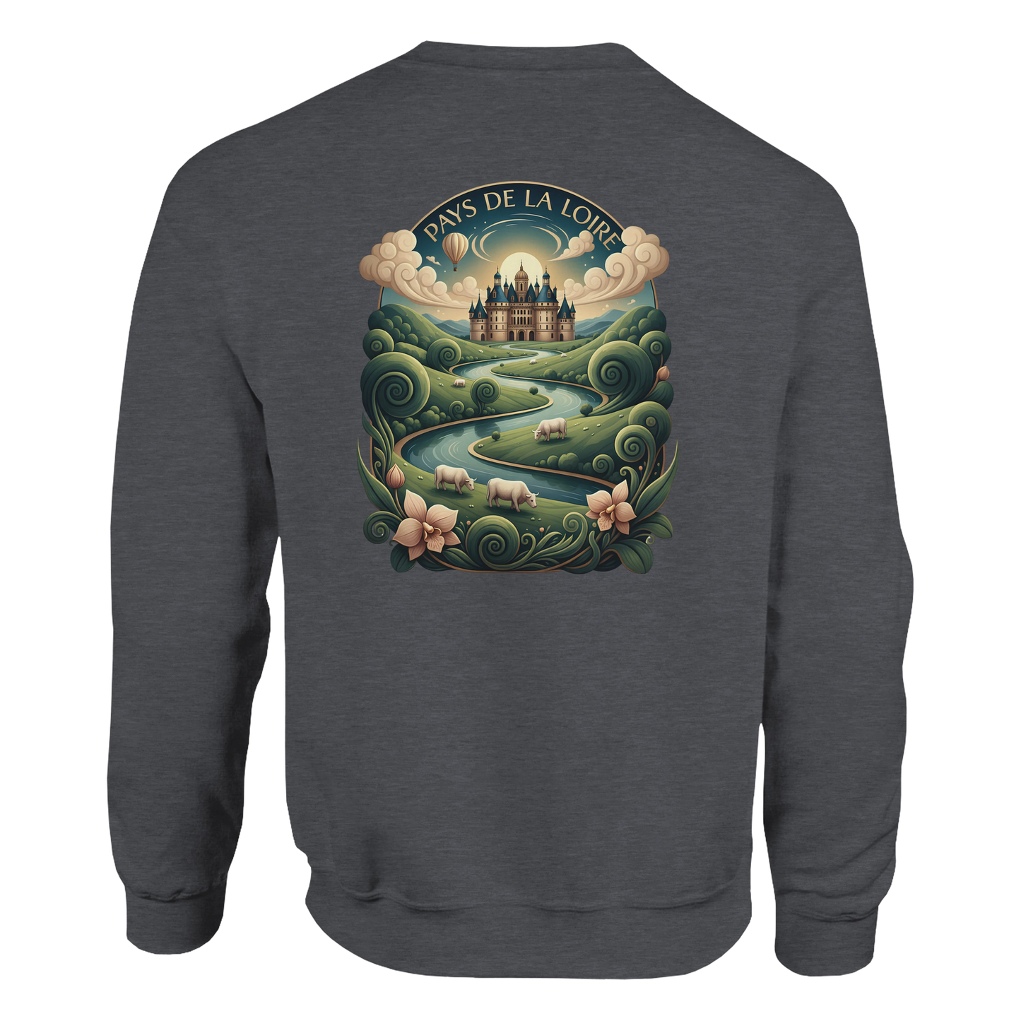 Sweat-shirt Unisexe Pays de la Loire – Confort Premium et Coupe Classique