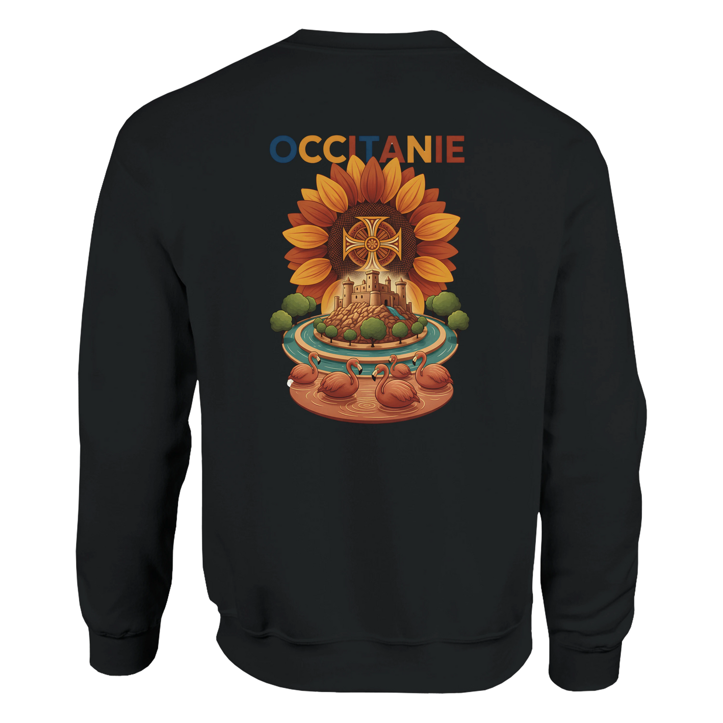Sweat-shirt Unisexe Occitanie – Sweat Confortable et Résistant