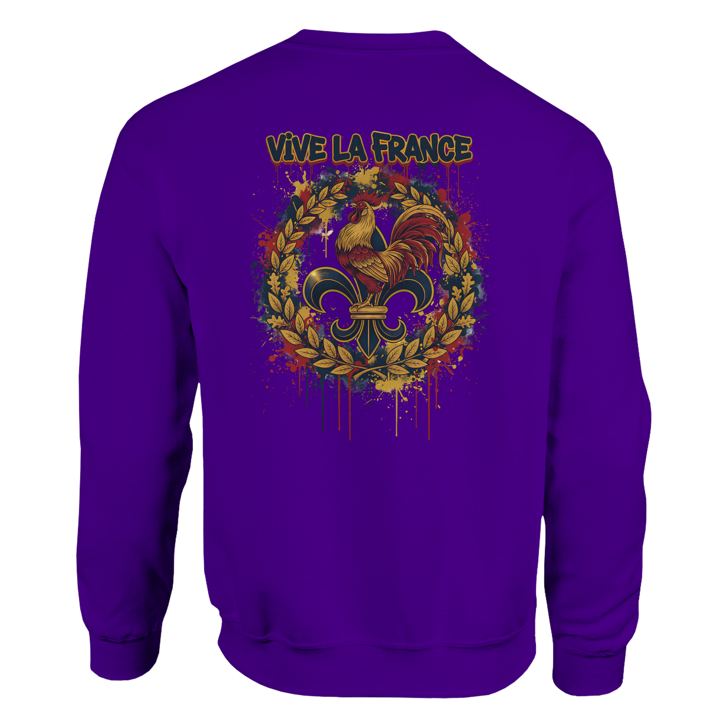 Sweat-shirt Homme Vive la France – Confort et Style Patriotique