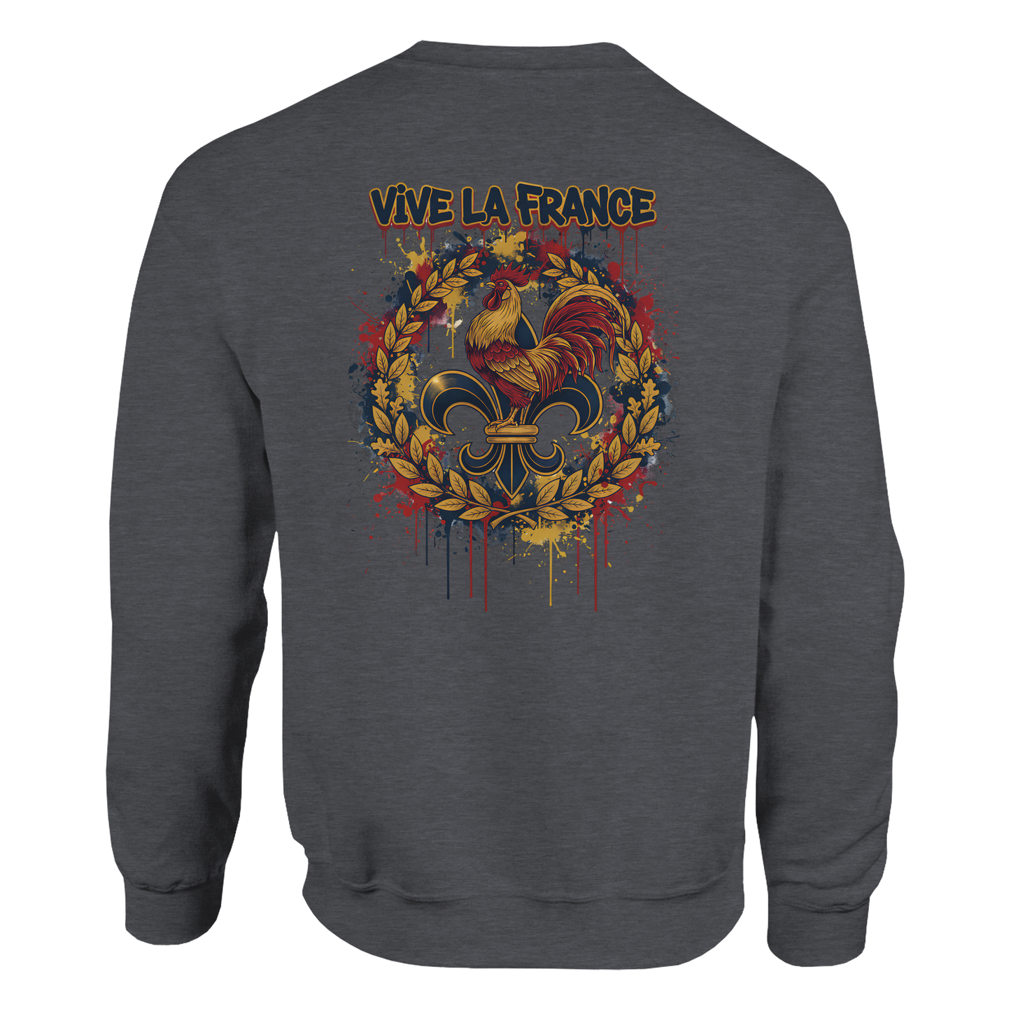 Sweat-shirt Homme Vive la France – Confort et Style Patriotique