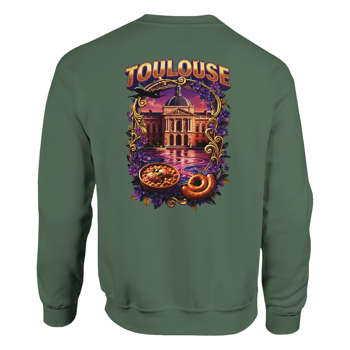 Sweat-shirt Unisexe Toulouse – Design Ville de France