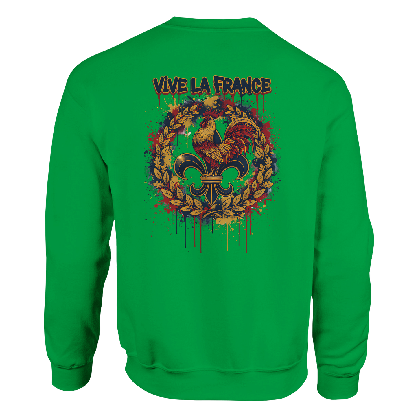 Sweat-shirt Homme Vive la France – Confort et Style Patriotique