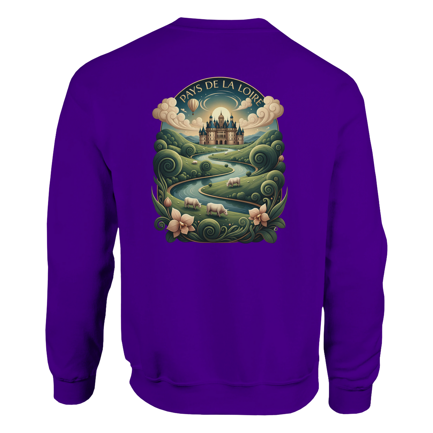 Sweat-shirt Unisexe Pays de la Loire – Confort Premium et Coupe Classique