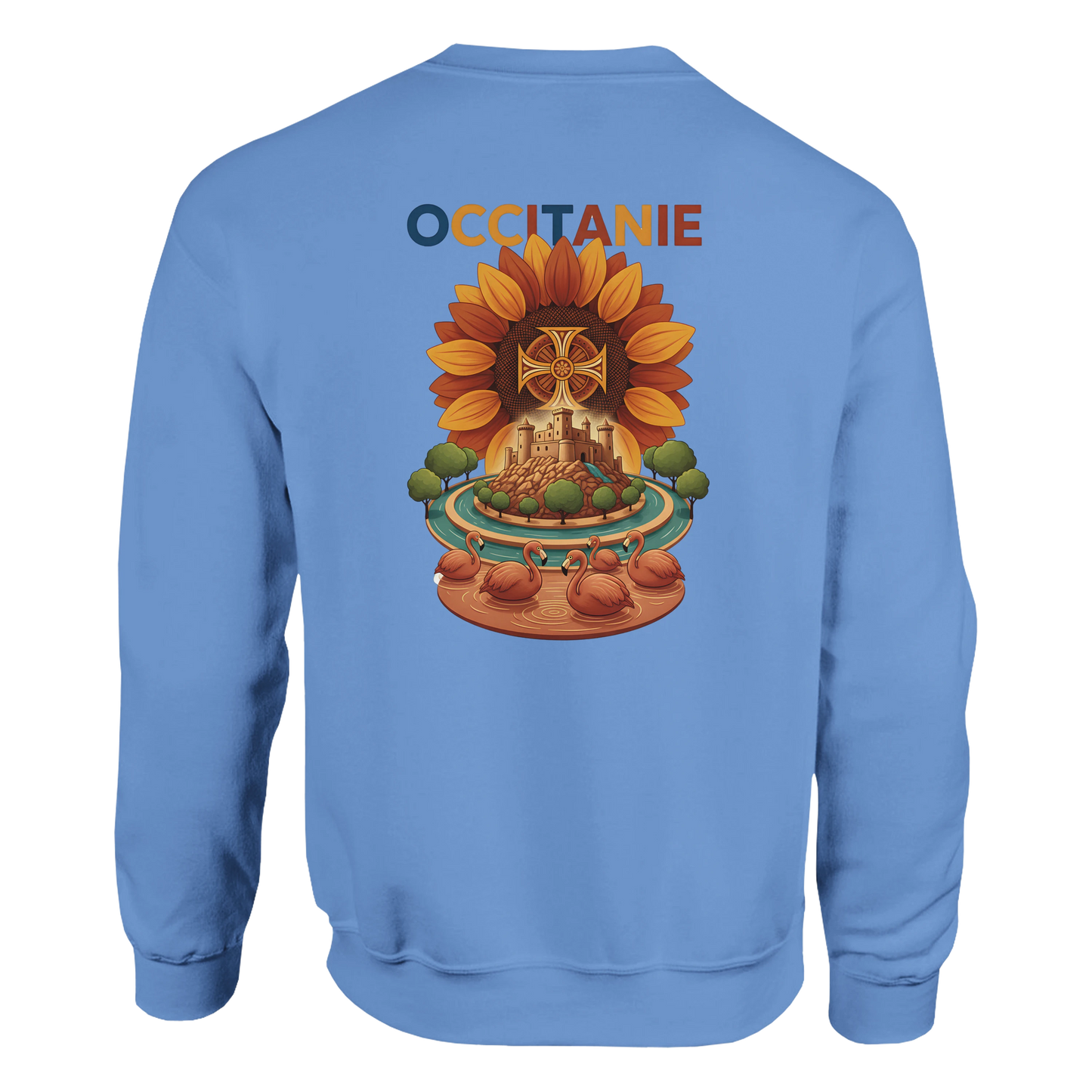 Sweat-shirt Unisexe Occitanie – Sweat Confortable et Résistant