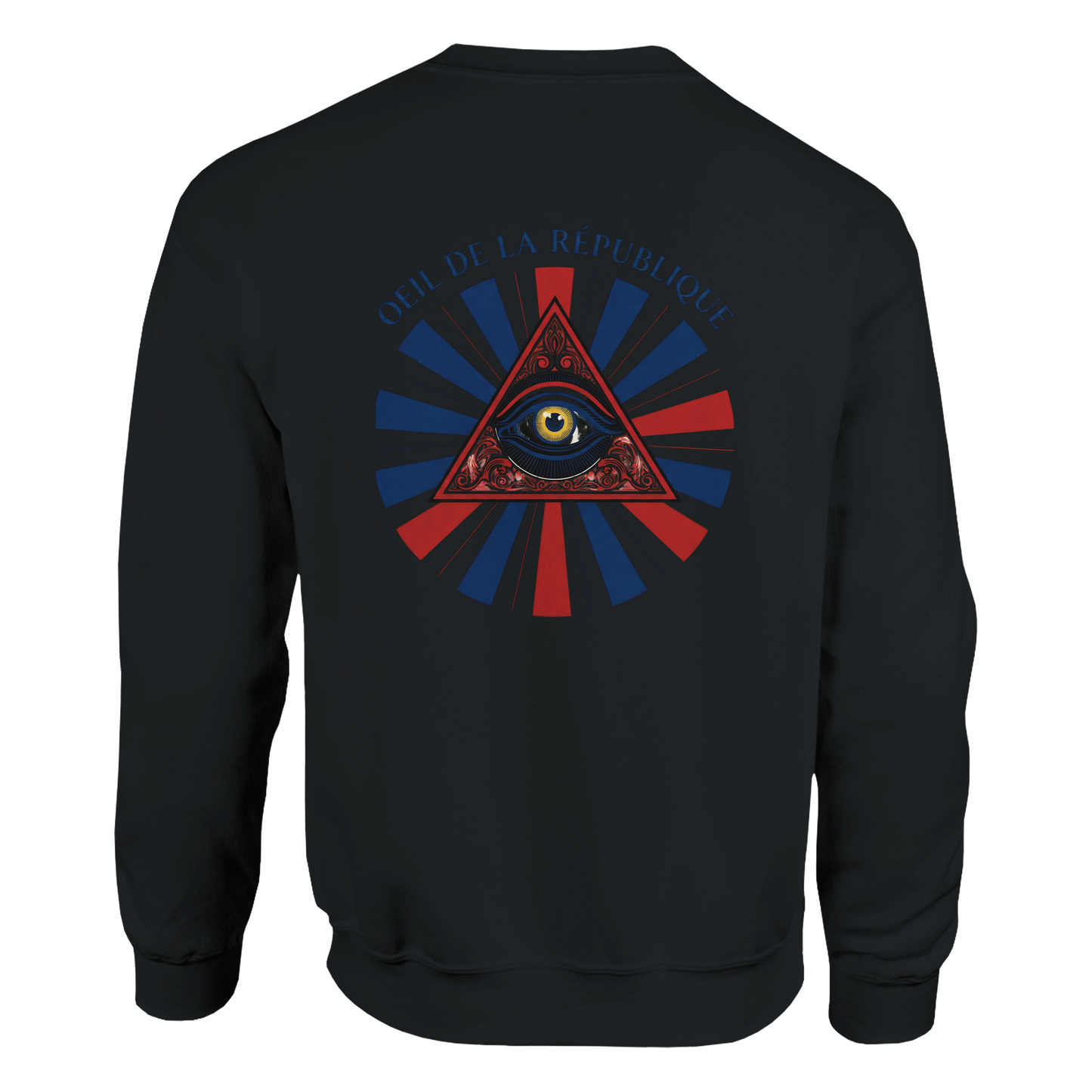Sweat-shirt Homme Œil de la République - Confort Premium et Design Graphique