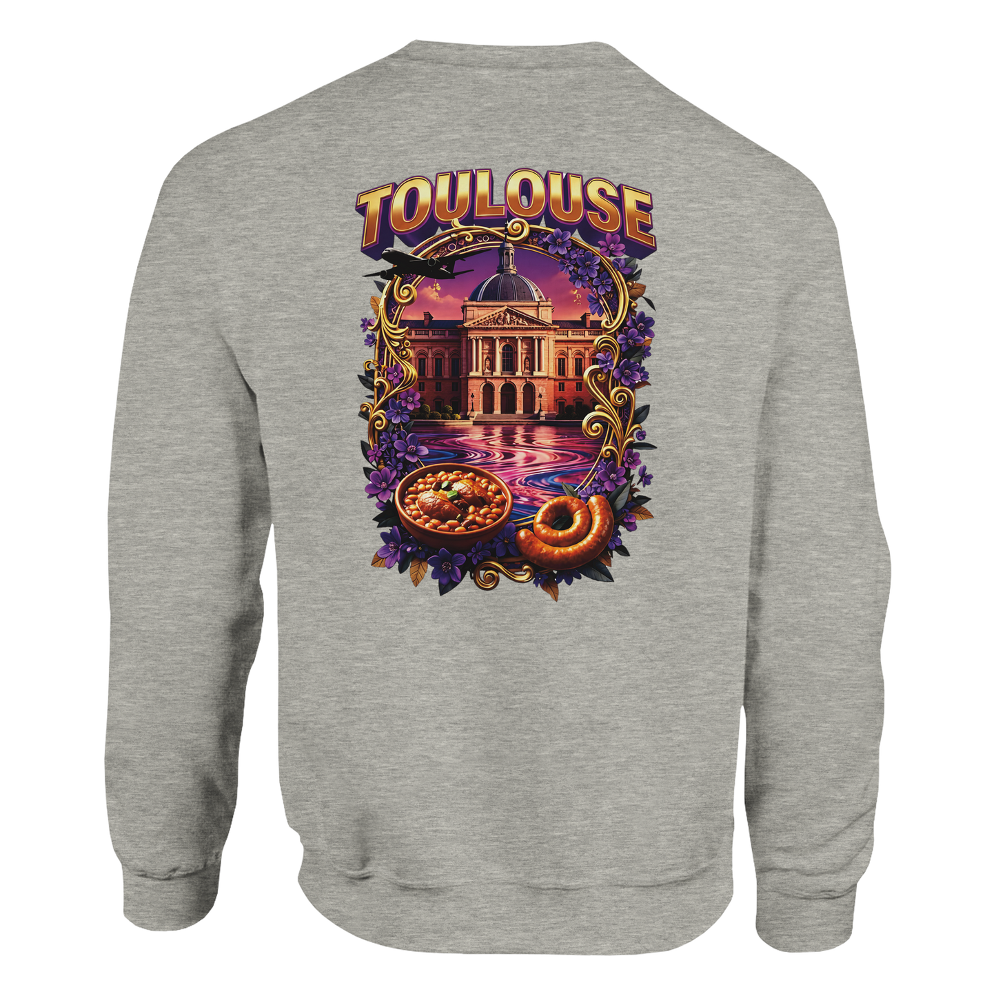 Sweat-shirt Unisexe Toulouse – Design Ville de France