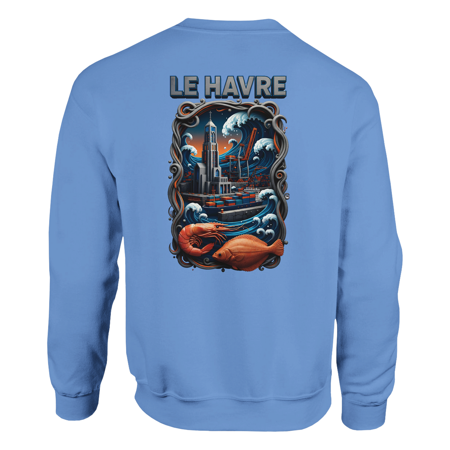 Sweat-shirt Unisexe Le Havre – Pull Classique Confortable