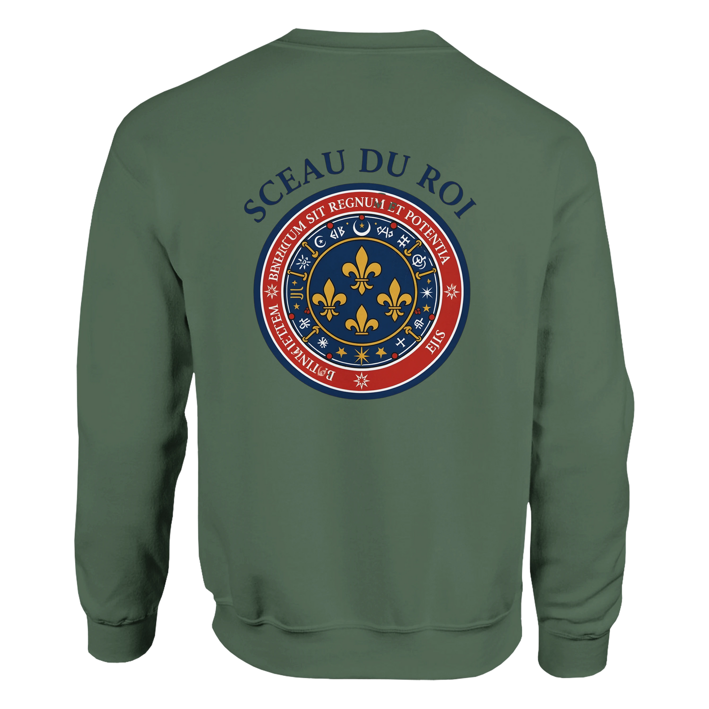 Sweat-shirt Homme Le Sceau du Roi - Coupe Classique Confortable