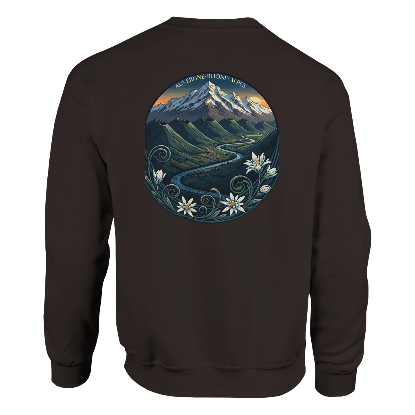 Sweat-shirt Unisexe Auvergne-Rhône-Alpes – Confort Classique