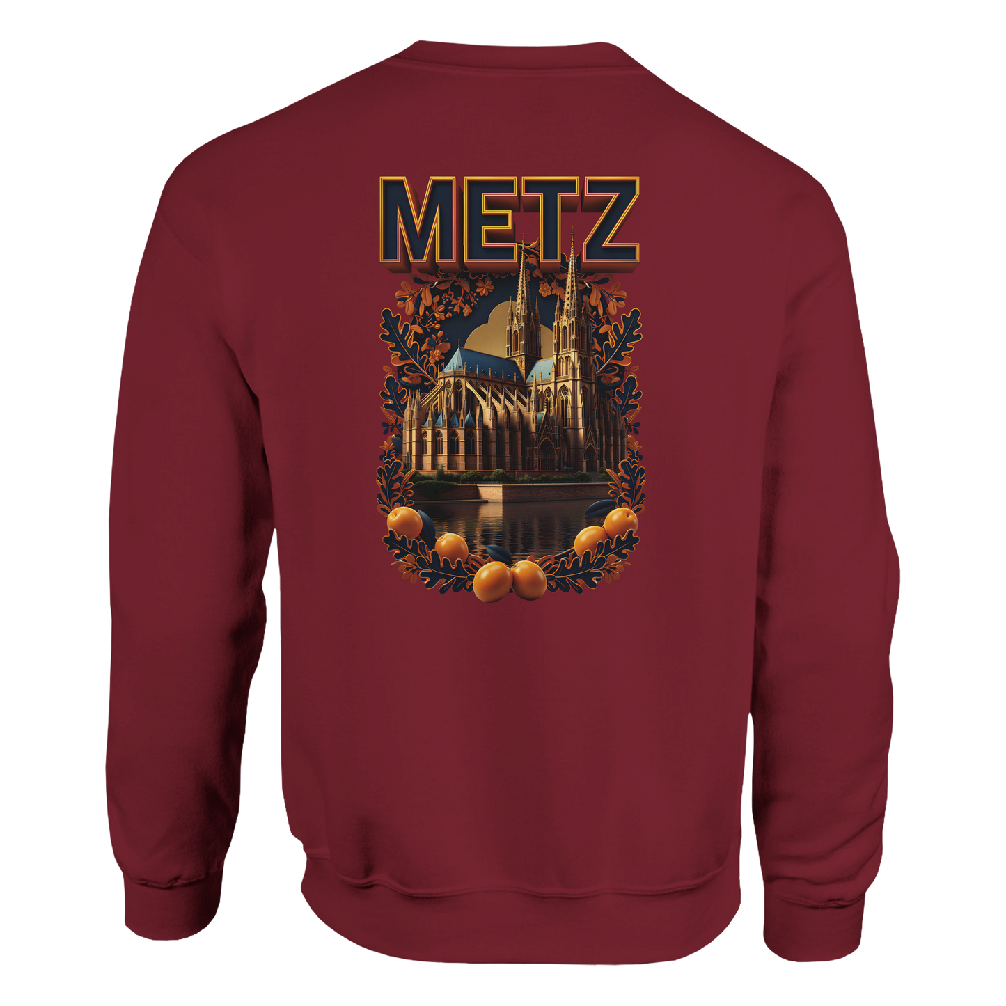 Sweat-shirt unisexe Metz – Coupe classique et confort premium