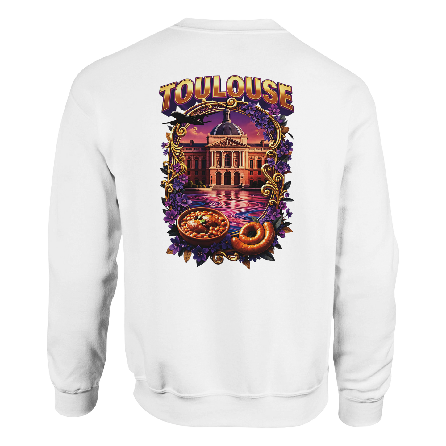 Sweat-shirt Unisexe Toulouse – Design Ville de France