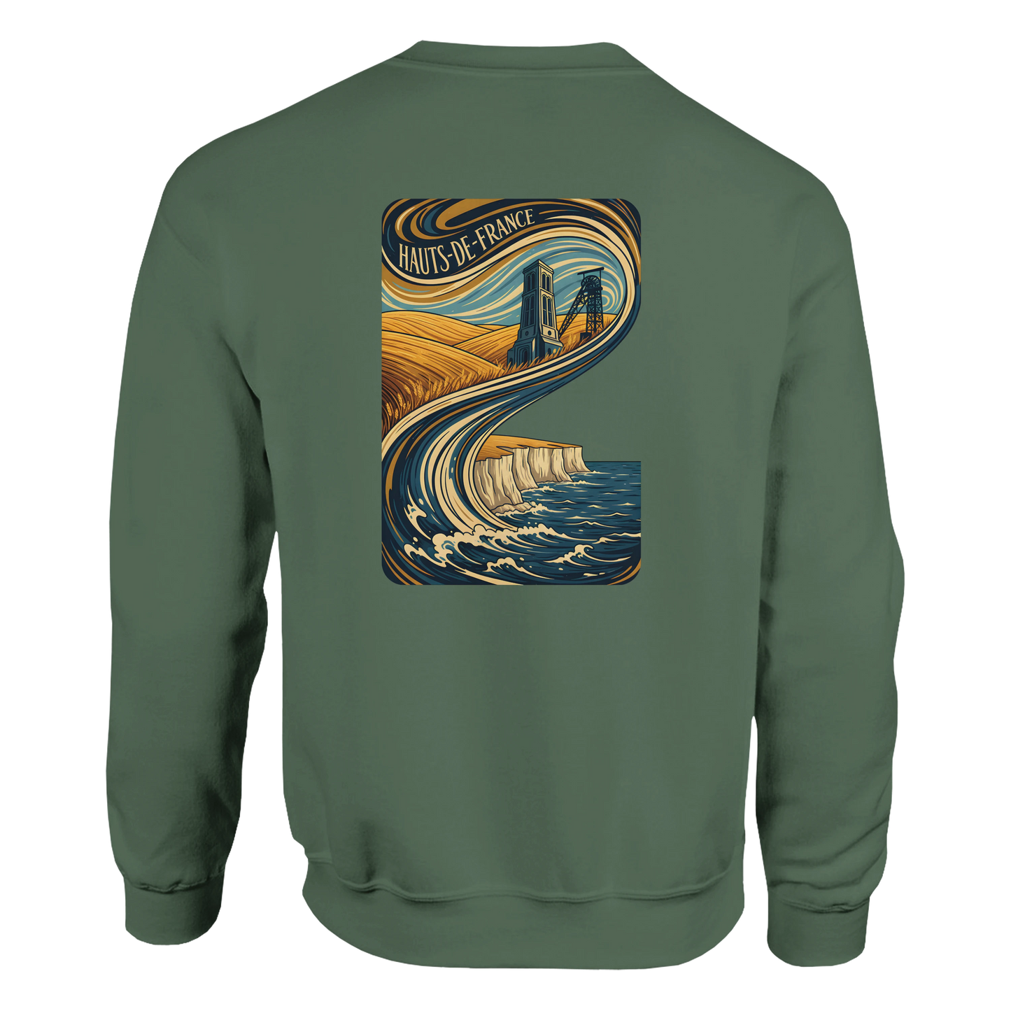Sweat-shirt Unisexe Haut de France - Confort Premium et Design Classique