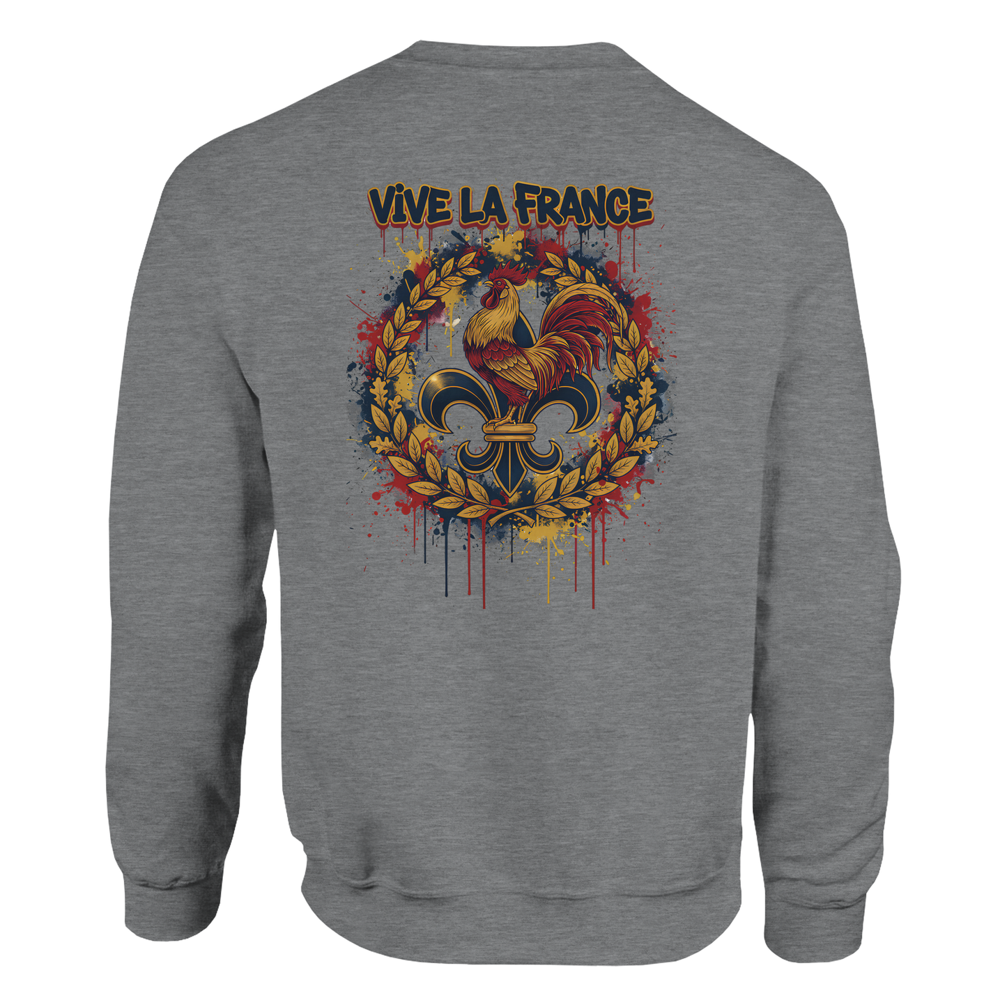 Sweat-shirt Homme Vive la France – Confort et Style Patriotique